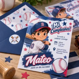 Tarjetas de cumpleaños personalizadas con sobre
