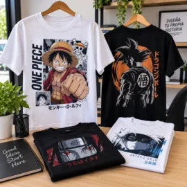Franelas personalizadas con estampados de anime