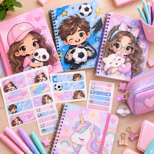 Papelería escolar personalizada de CreaTinta