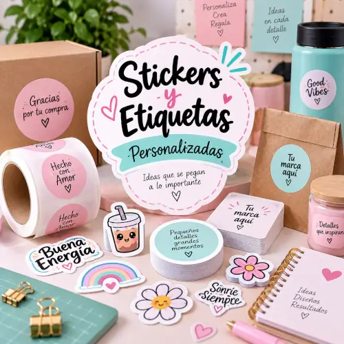 Stickers y etiquetas personalizadas para negocios y proyectos