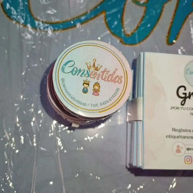 Stickers personalizados para emprendimientos y negocios