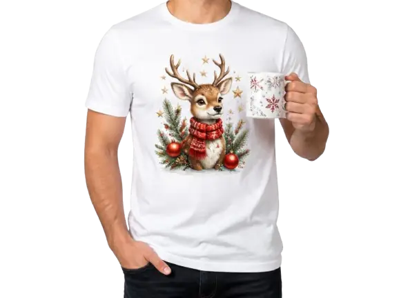 Franela navideña personalizada y productos de Navidad de CreaTinta
