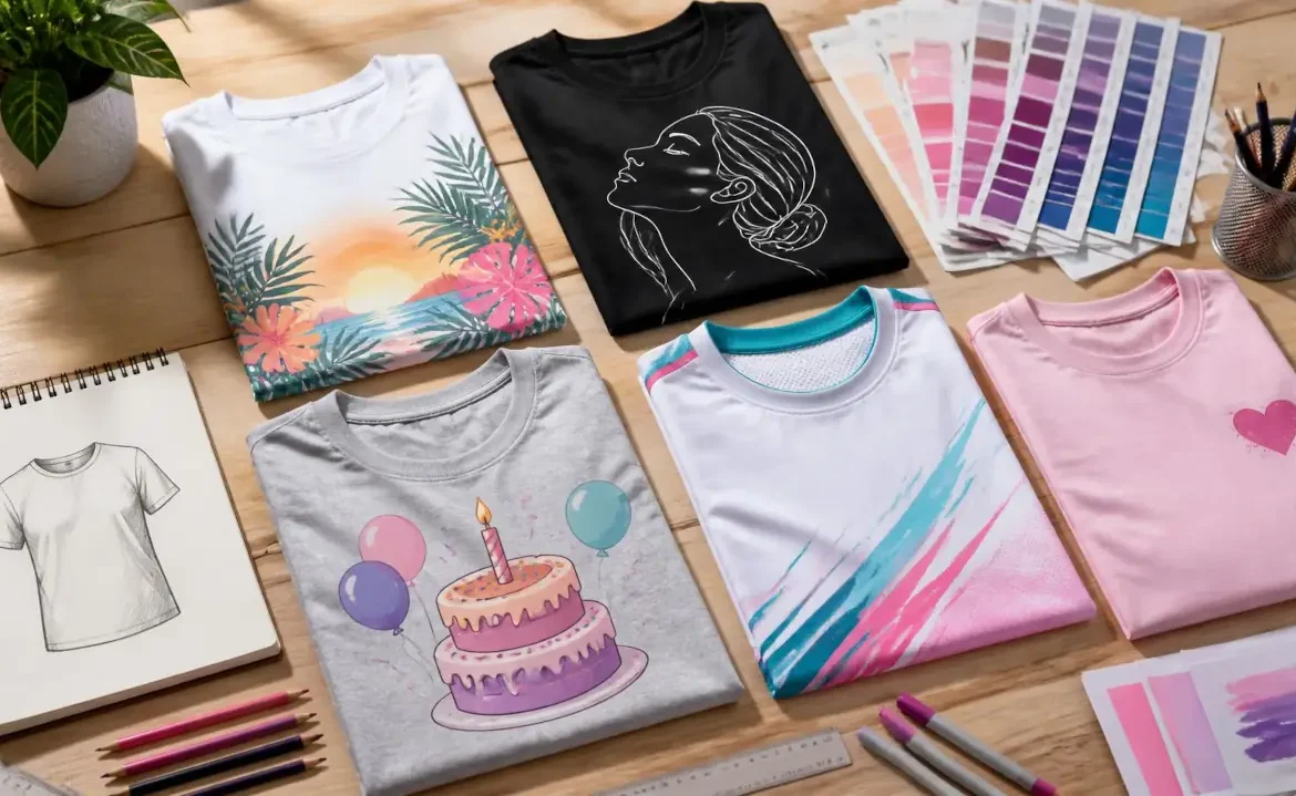 Ideas de diseños para franelas personalizadas: sublimadas, minimalistas, deportivas y de cumpleaños