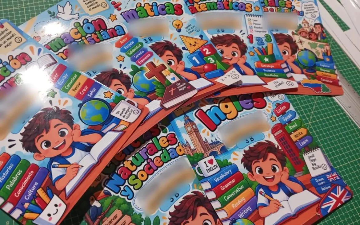 Portadas para cuadernos personalizadas por materia